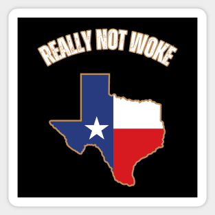 Really not woke Sticker